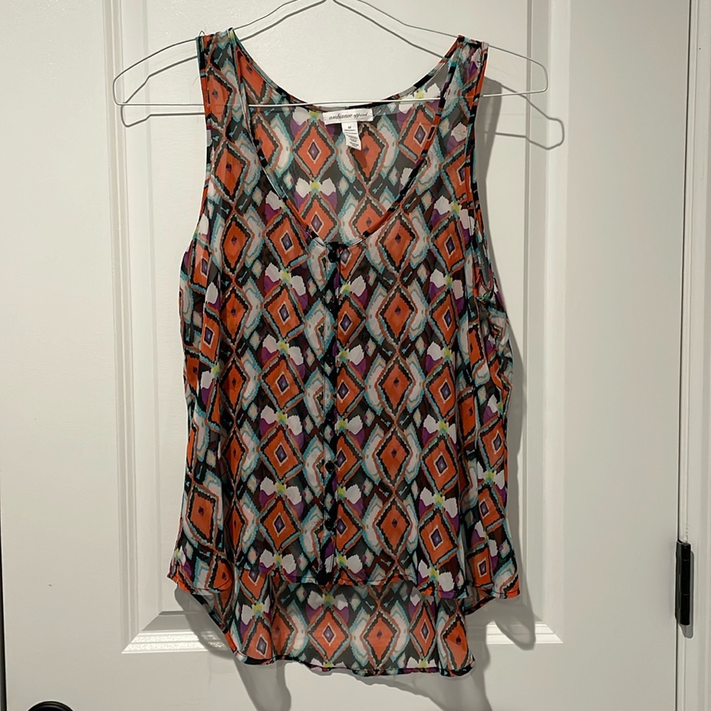 Sheer Multicolor Blouse